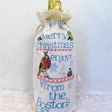 Load image into Gallery viewer, Set Of Five Personalised Bottle Bags
