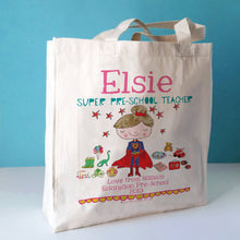 Load image into Gallery viewer, Personalised Pre School Teacher Bag