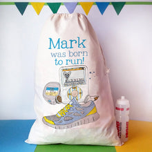 Load image into Gallery viewer, Personalised 'Born to Run' Storage Bag