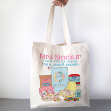 Load image into Gallery viewer, Personalised Smart Cookie Teacher Bag
