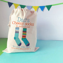 Load image into Gallery viewer, Personalised Travel Laundry Bag