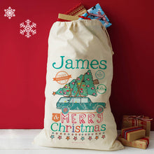 Load image into Gallery viewer, Personalised Vintage Christmas Sack