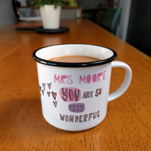 Load image into Gallery viewer, Personalised Wonderful Teacher Mug