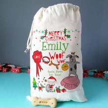 Load image into Gallery viewer, Personalised Christmas Sack For Pets