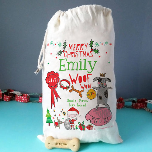 Personalised Christmas Sack For Pets