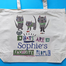 Load image into Gallery viewer, Personalised Cat Lady Bag
