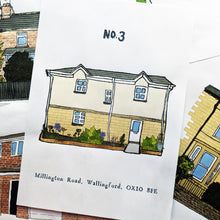 Load image into Gallery viewer, Personalised House Illustration Print
