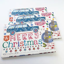 Load image into Gallery viewer, Recycled gift wrap - Traditional Christmas
