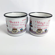 Personalised tea & cake mug