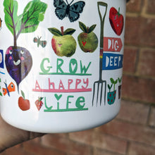 Load image into Gallery viewer, Personalised Enamel Allotment Mug
