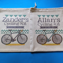 Load image into Gallery viewer, Personalised &#39;On Yer Bike&#39; Cycling Storage Bag
