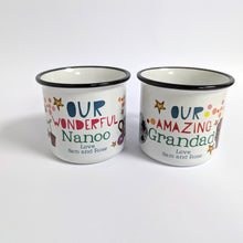 Load image into Gallery viewer, Personalised Best Grandma And Grandad Mugs
