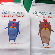 Load image into Gallery viewer, Personalised Bear Family Aprons
