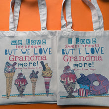 Load image into Gallery viewer, Personalised We Love You Grandma Bag
