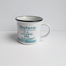 Load image into Gallery viewer, Personalised tea monster mug
