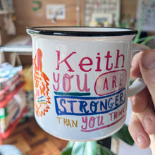 Load image into Gallery viewer, Personalised Tiger Mug &#39;Stronger Than You Think&#39;

