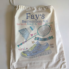 Load image into Gallery viewer, Personalised Badminton Kit Bag
