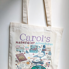 Load image into Gallery viewer, Personalised Travelling The World Gift Bag
