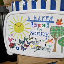 Load image into Gallery viewer, Personalised &#39;Happy Lunch&#39; Lunchbox
