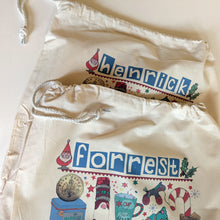 Load image into Gallery viewer, Personalised Traditional Christmas Sack
