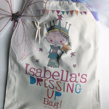 Load image into Gallery viewer, Personalised Let&#39;s Dress Up Toy Sack
