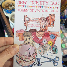 Load image into Gallery viewer, Personalised Sewing Card
