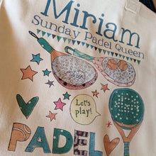 Load image into Gallery viewer, Personalised Padel Tennis Kit Bag
