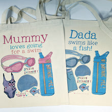 Load image into Gallery viewer, Personalised Super Swimmer Bag
