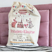 Load image into Gallery viewer, Personalised Christening Sack
