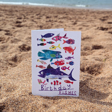 Load image into Gallery viewer, Birthday Fishes Greeting Card – Free Personalisation
