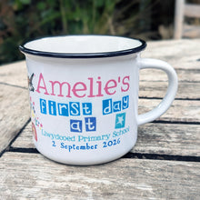 Load image into Gallery viewer, Personalised First Day At School Mug
