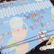 Load image into Gallery viewer, Recycled gift wrap - Whoopee Birthday
