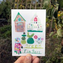 Load image into Gallery viewer, Green Fingers Gardening Greeting Card – Free Personalisation
