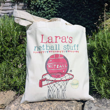 Load image into Gallery viewer, Personalised Netball Kit Bag
