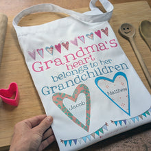 Load image into Gallery viewer, Personalised Hearts Apron
