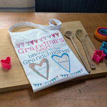 Load image into Gallery viewer, Personalised Hearts Apron

