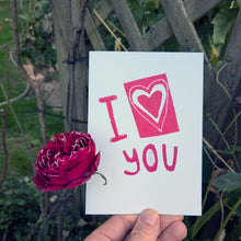 Load image into Gallery viewer, I Love You Heart Greeting Card – Free Personalisation
