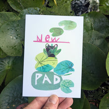 Load image into Gallery viewer, New Pad Frog Greeting Card – Free Personalisation
