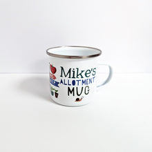 Load image into Gallery viewer, Personalised Enamel Allotment Mug
