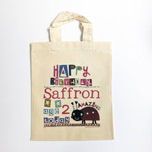 Load image into Gallery viewer, Personalised 2nd Birthday Tiny Treasure Bag
