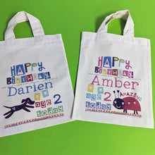 Load image into Gallery viewer, Personalised 2nd Birthday Tiny Treasure Bag

