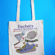 Load image into Gallery viewer, Personalised Badminton Kit Bag
