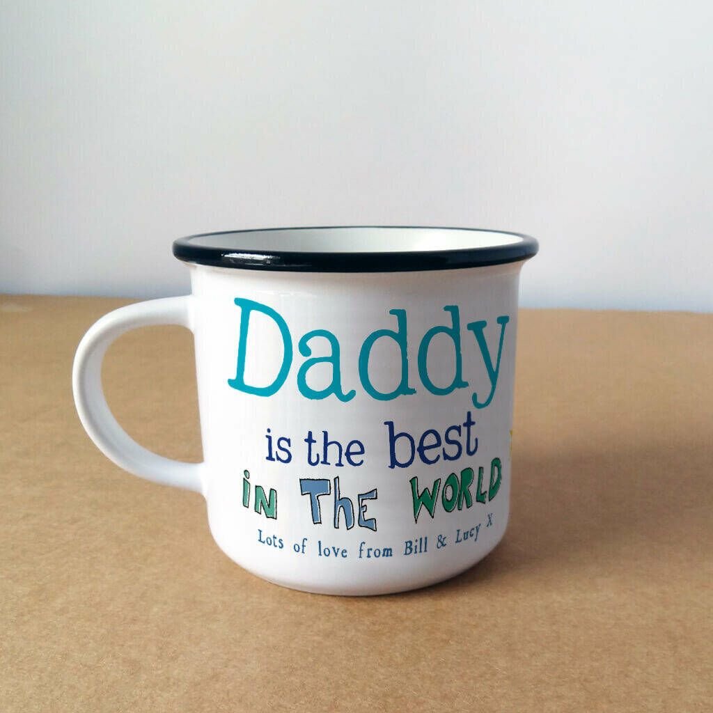 Personalised Best Dad In The World Mug