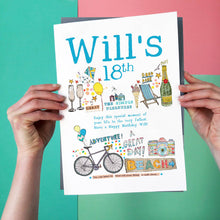 Load image into Gallery viewer, Personalised Big Milestone Birthday Card
