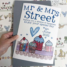 Load image into Gallery viewer, Personalised Big Wedding Card

