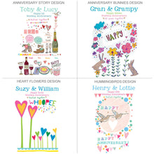 Load image into Gallery viewer, Personalised Big Wedding Anniversary Card
