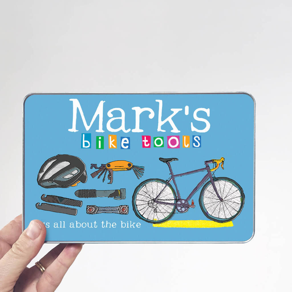 Personalised Bike Tool Tin