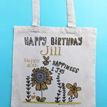 Load image into Gallery viewer, Personalised Birthday Bag
