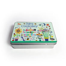 Load image into Gallery viewer, Personalised Blooming Marvellous Teacher Tin
