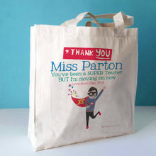 Load image into Gallery viewer, Personalised Thank You Teacher Bag
